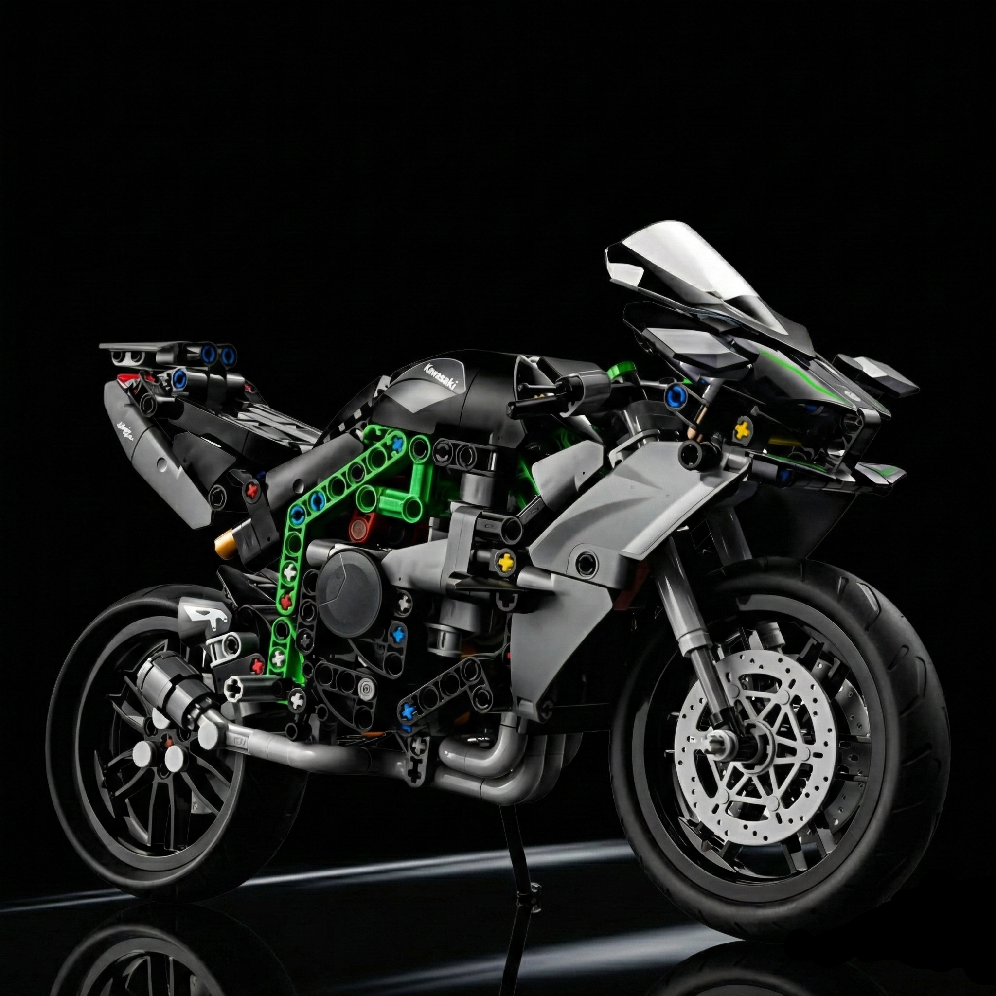 Kawasaki Ninja H2R (643 pieces)