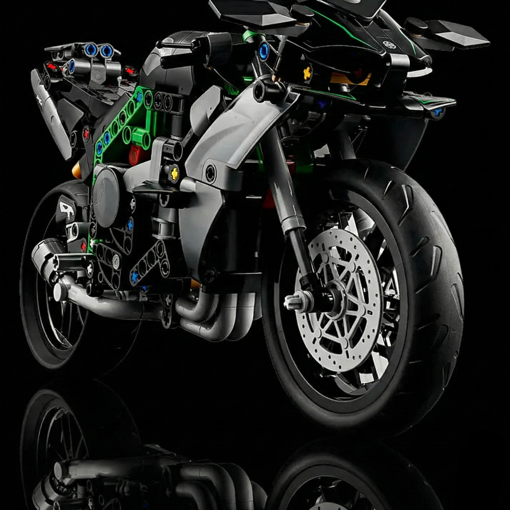 Kawasaki Ninja H2R (643 pieces)