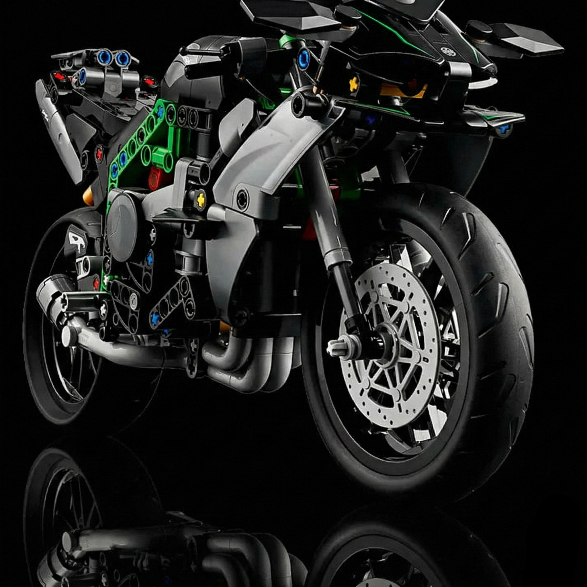 Kawasaki Ninja H2R (643 pieces)