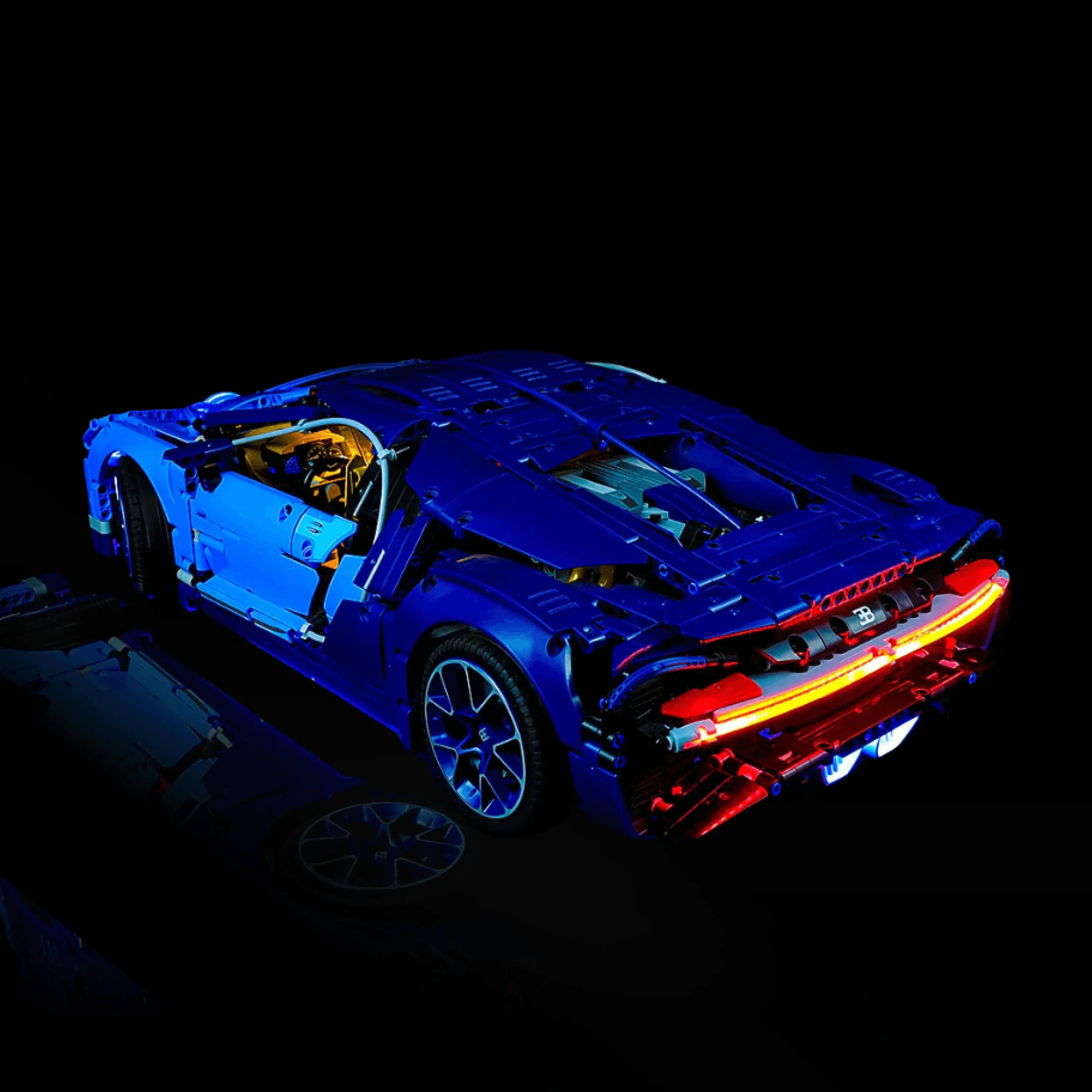 Bugatti Chiron Blue (3599 pieces)